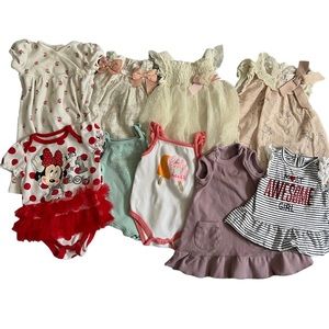 Baby girl summer clothes size 3-6M